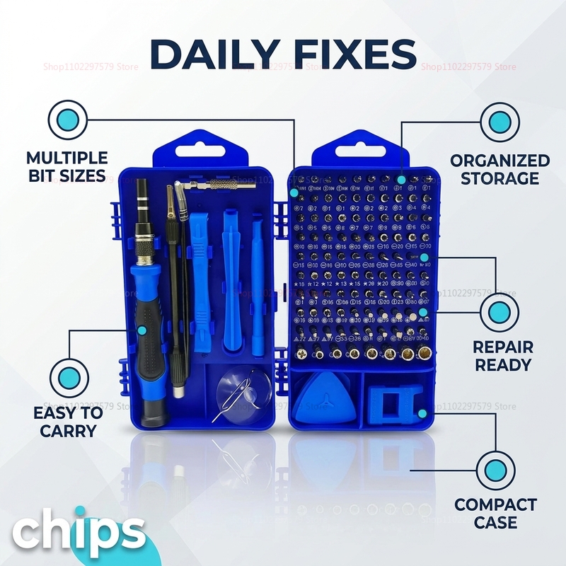 115 in 1 Multifunctional Screw - Home Automation Industry のレビューと価格
