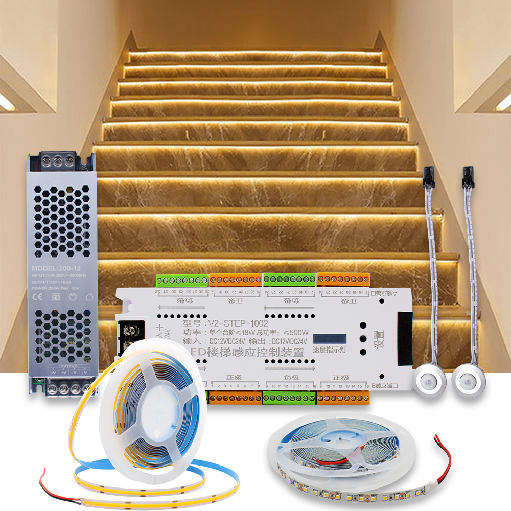 12V LED Stair PIR Motion Senso - Motion Sensor Pir Wired のレビューと価格
