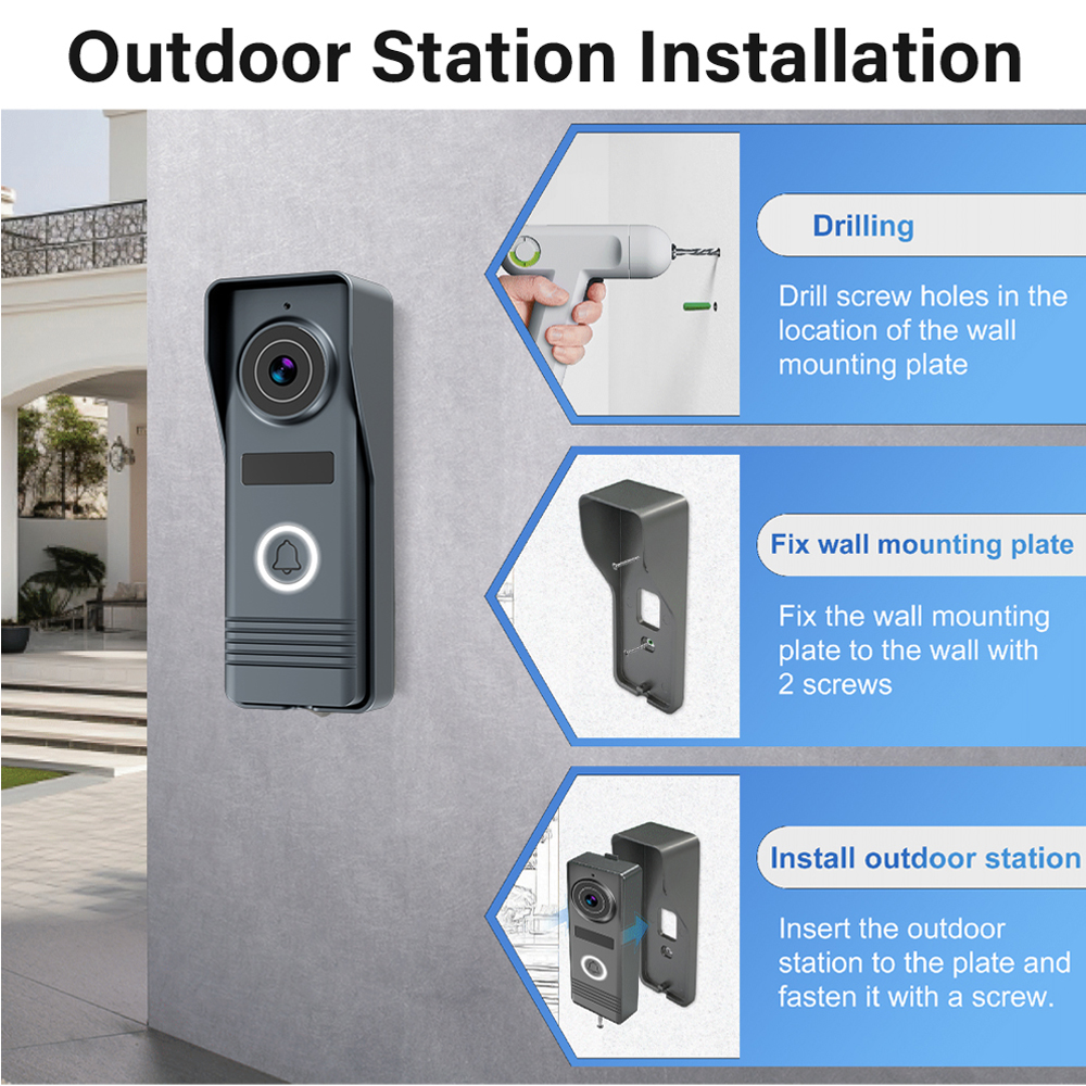 2-Wires Smart Home Wifi 1080P  - Smart Doorbell Wired のレビューと価格