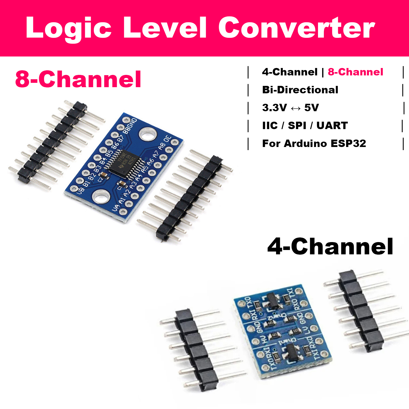 Bi-Directional Logic Level Shi - Level Shifter 3.3V のレビューと価格