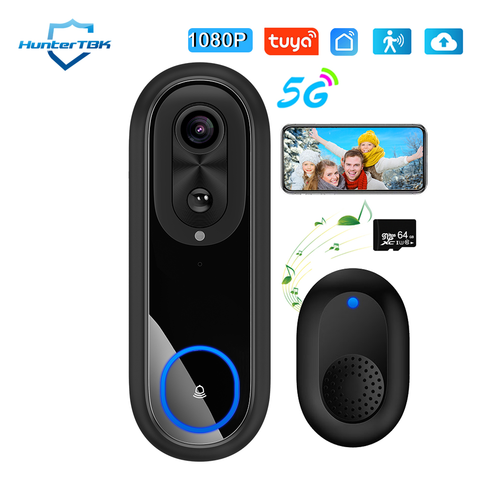 5G 2.4G WiFi Video Doorbell 10 - Smart Doorbell Wired のレビューと価格