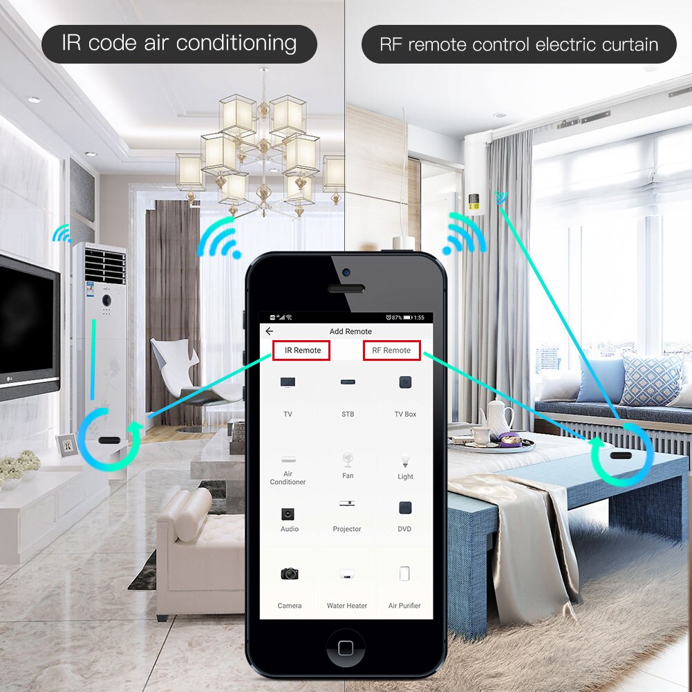MOES Tuya WiFi IR RF Remote fo - Ir Blaster Universal のレビューと価格