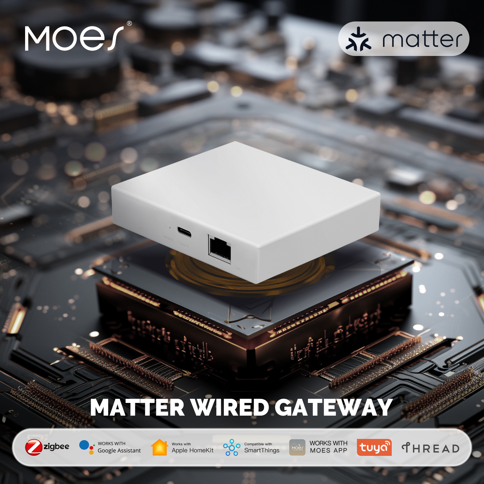MOES Tuya Zigbee Matter Thread - Matter Hub Thread のレビューと価格