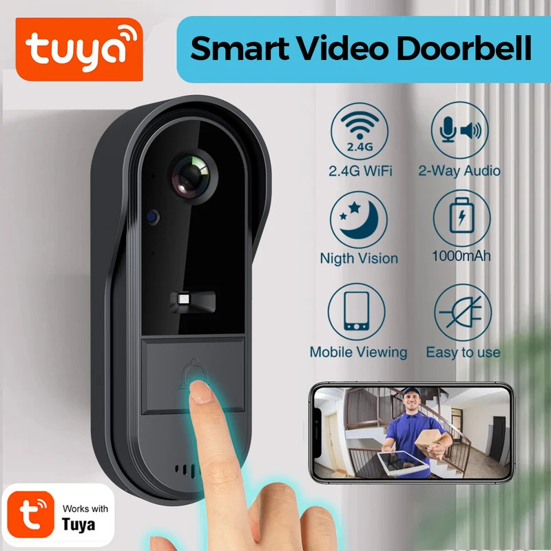 Tuya WiFi doorbell  2-way HD 1 - Smart Doorbell Wired のレビューと価格