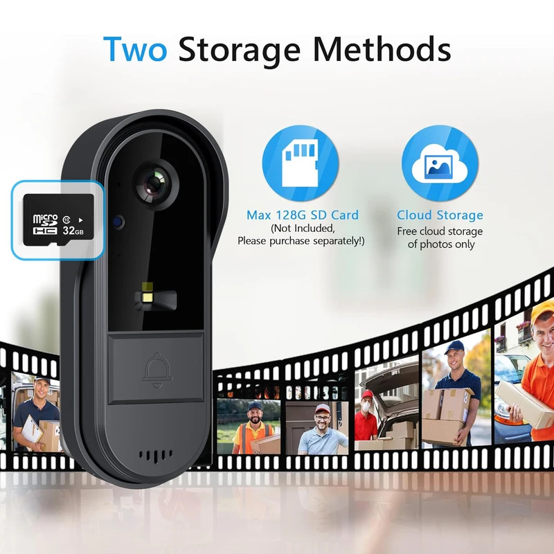 Tuya WiFi doorbell  2-way HD 1 - Smart Doorbell Wired のレビューと価格