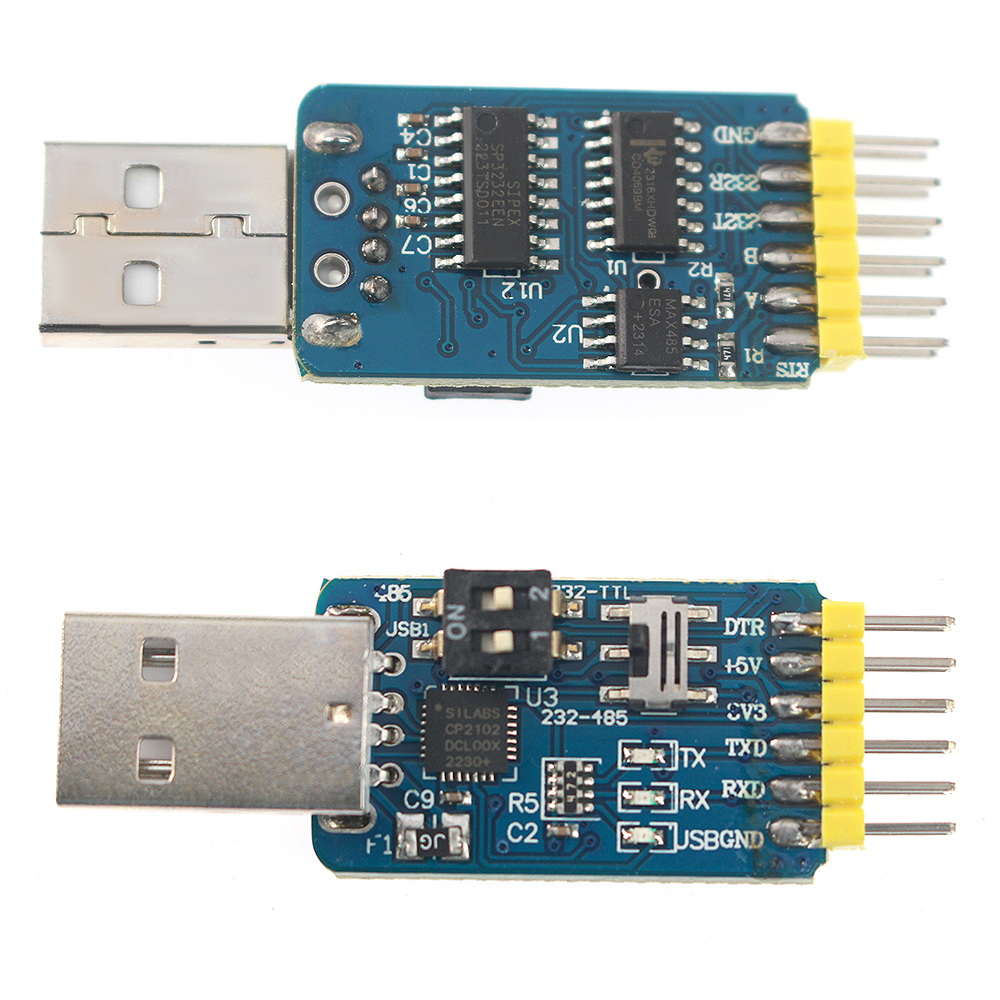 6 in 1 USB Serial Adapter CP21 - Level Shifter 3.3V のレビューと価格