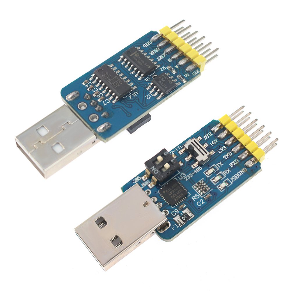 6 in 1 USB Serial Adapter CP21 - Level Shifter 3.3V のレビューと価格