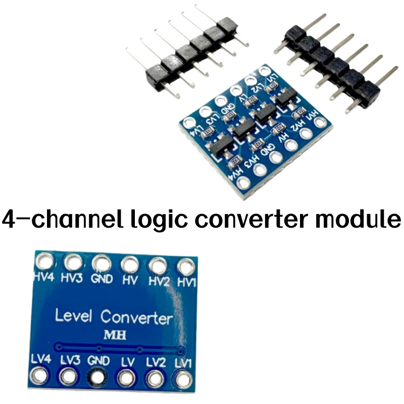 4-Channel Logic Level Converte - Level Shifter 3.3V のレビューと価格