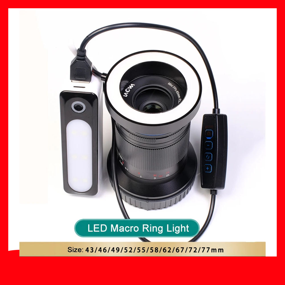 43~77mm Dimmable LED Macro Fla - Tasmota Flash Tool のレビューと価格