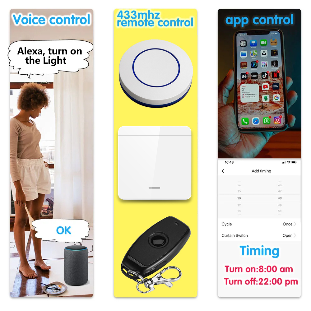 Tuya WiFi Smart Light Switch 4 - Home Automation Industry のレビューと価格