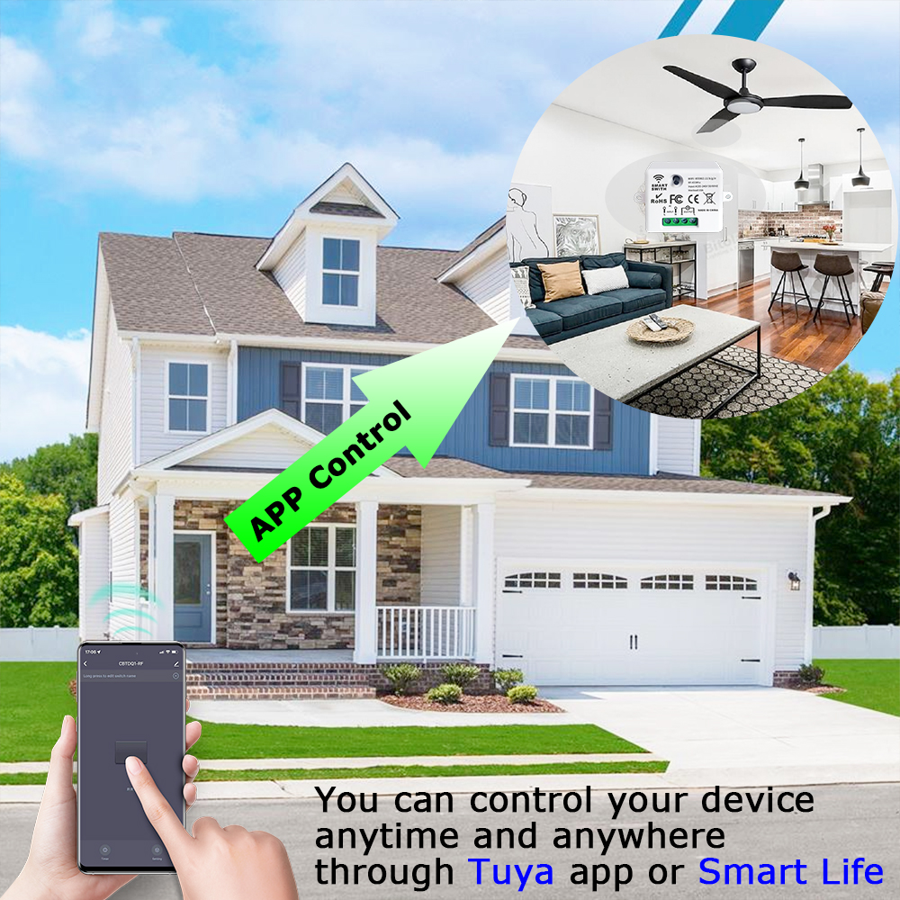 Tuya WiFi Smart Light Switch 4 - Home Automation Industry のレビューと価格