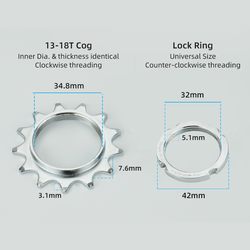 Bicycle Fixed Gear 13T 14T 15T - Matter Hub Thread のレビューと価格
