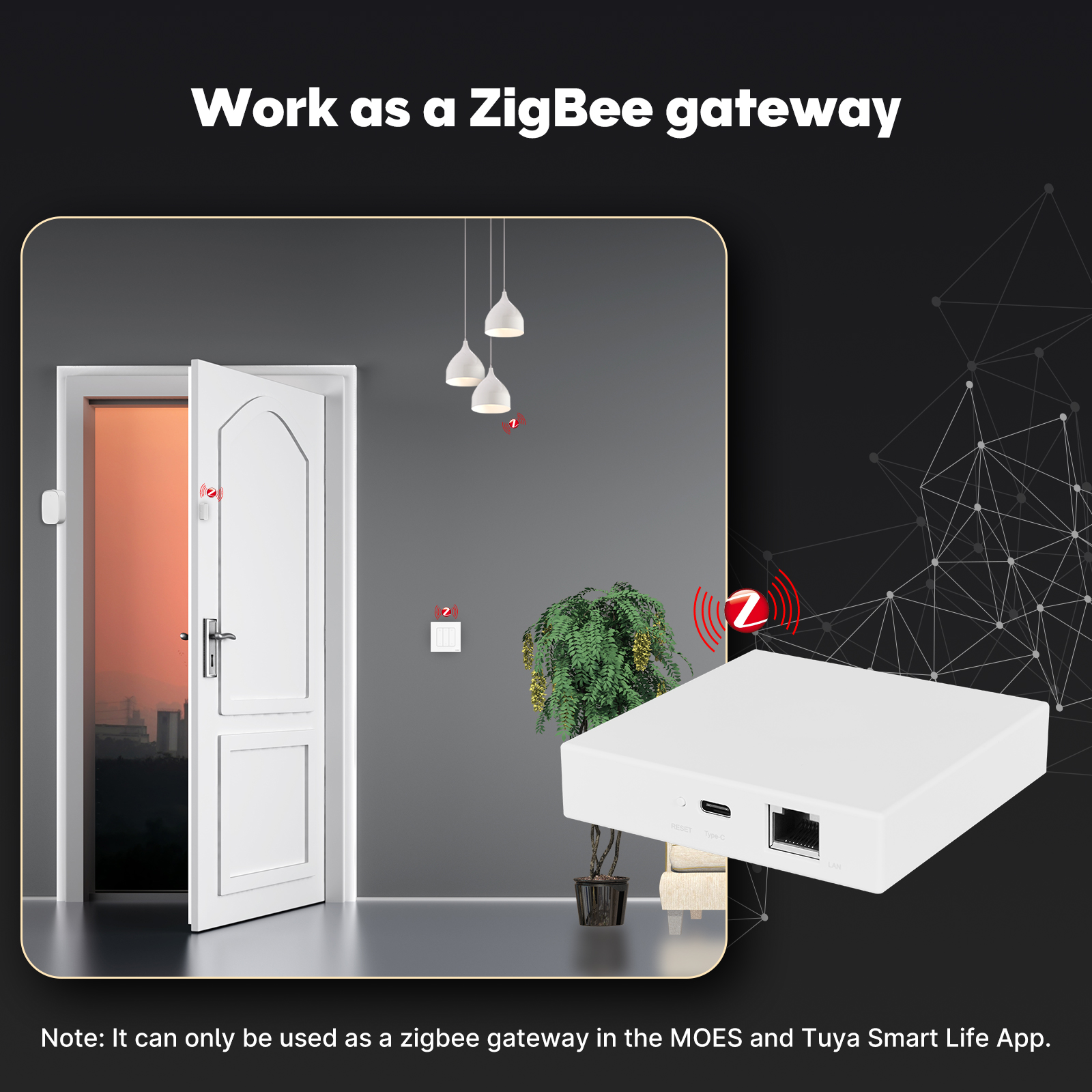 MOES Tuya Zigbee Matter Thread - Matter Hub Thread のレビューと価格