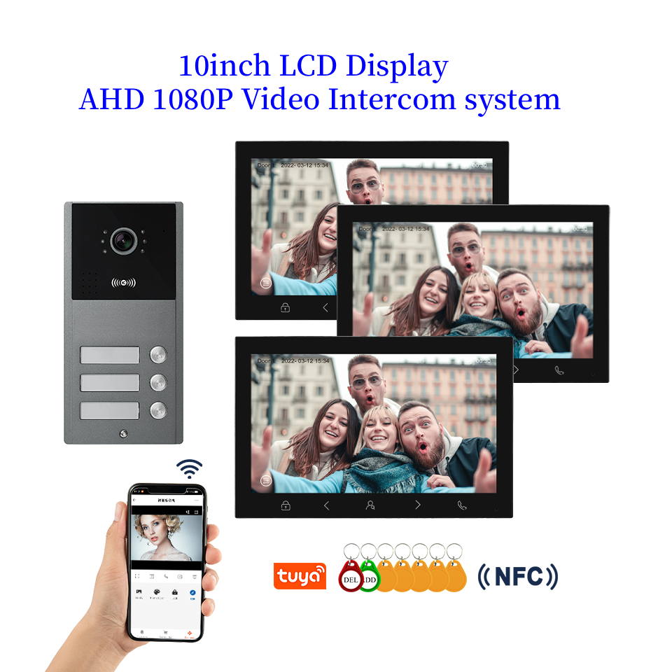10inch Tuya WIFI Video Interco - Smart Doorbell Wired のレビューと価格