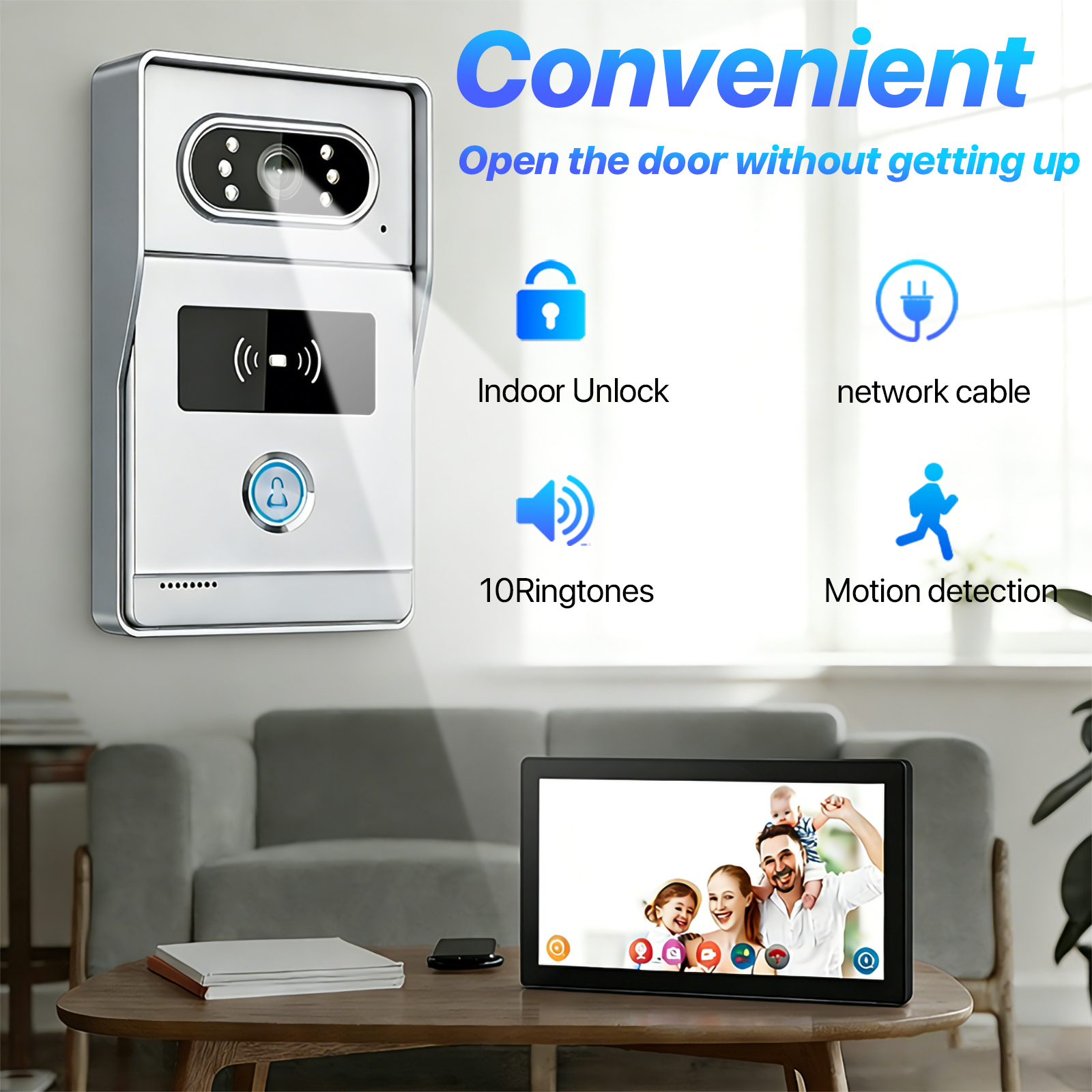 Tuya Smart Video Intercom 10.1 - Smart Doorbell Wired のレビューと価格