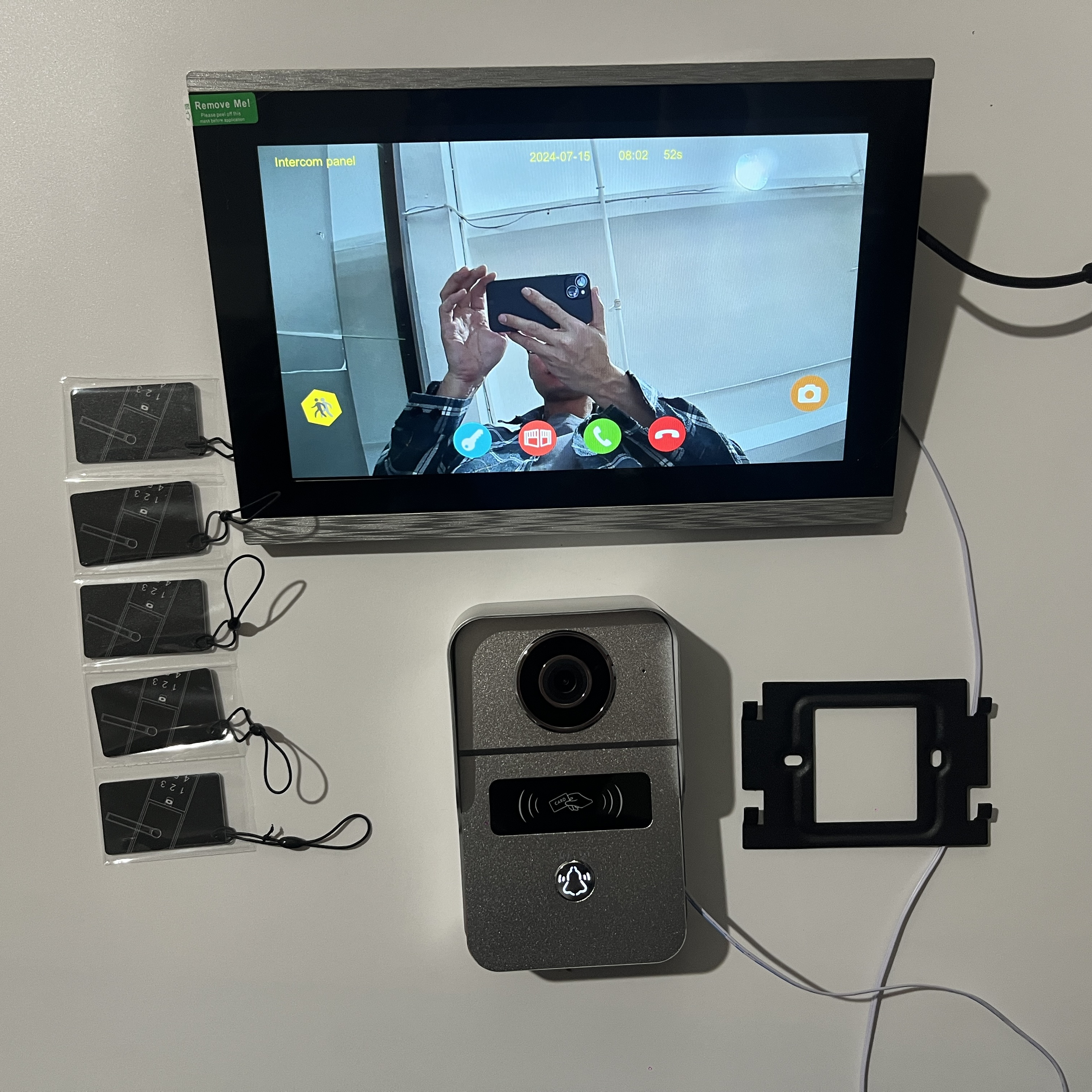 New 2 Wires Tuya Wifi Video In - Smart Doorbell Wired のレビューと価格