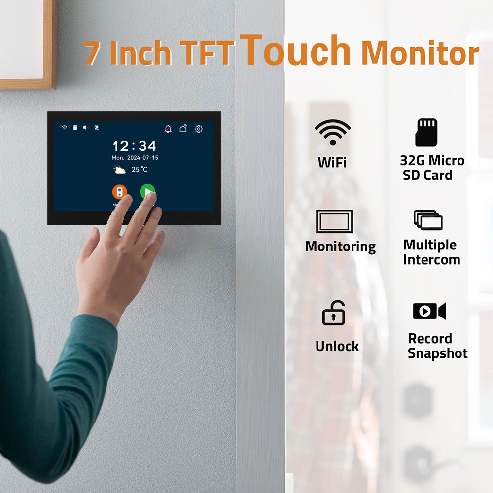 New 2 Wires Tuya Wifi Video In - Smart Doorbell Wired のレビューと価格
