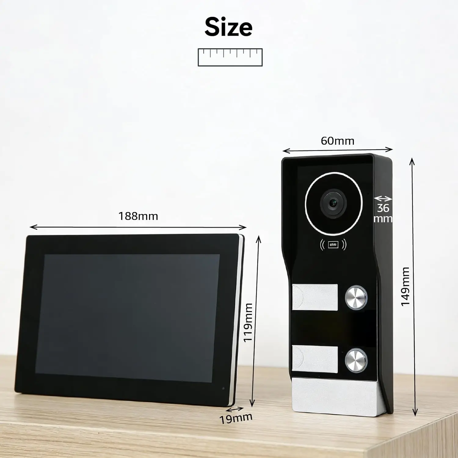 Smart Home Video Intercom Wire - Smart Doorbell Wired のレビューと価格