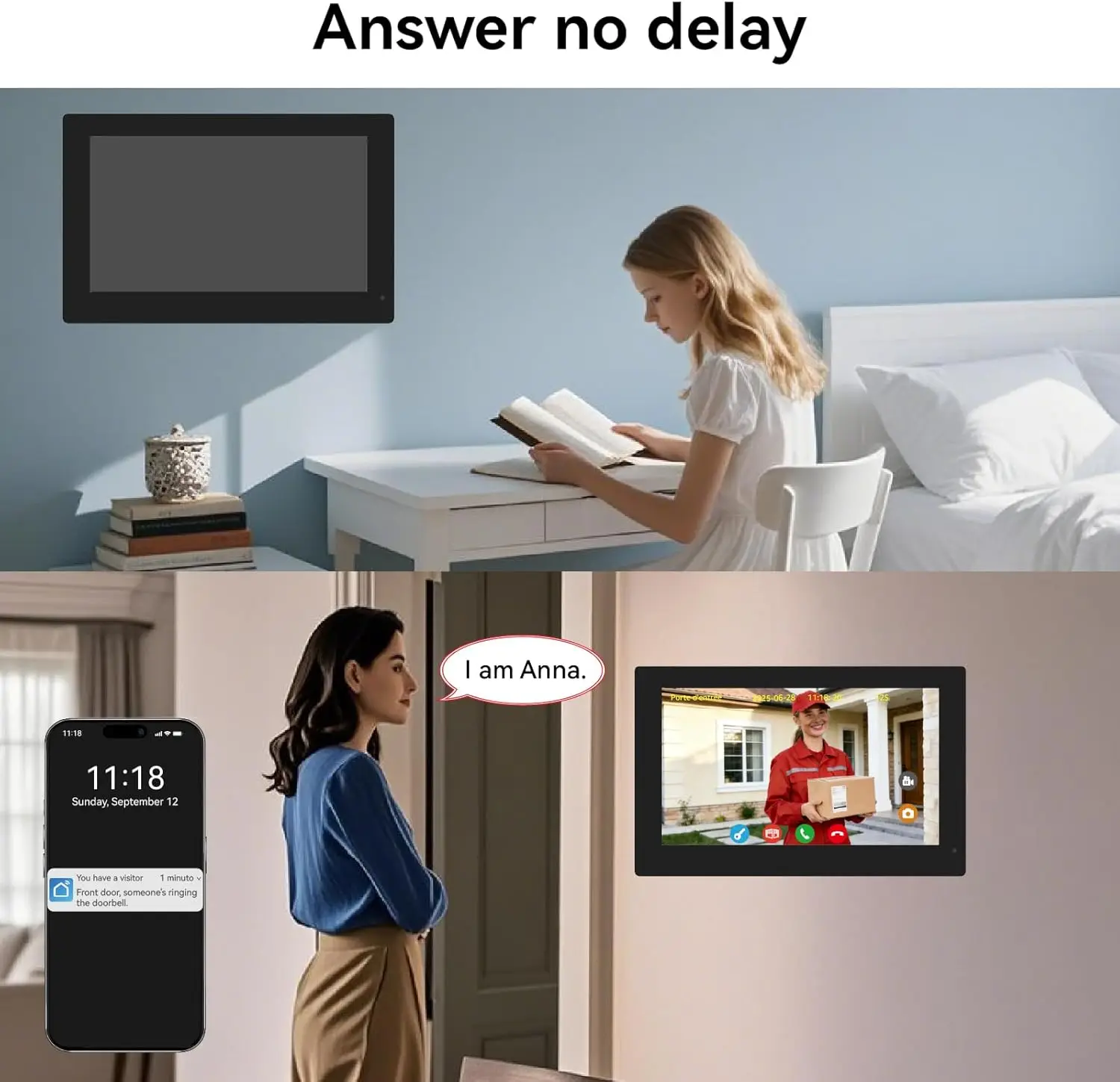 Smart Home Video Intercom Wire - Smart Doorbell Wired のレビューと価格