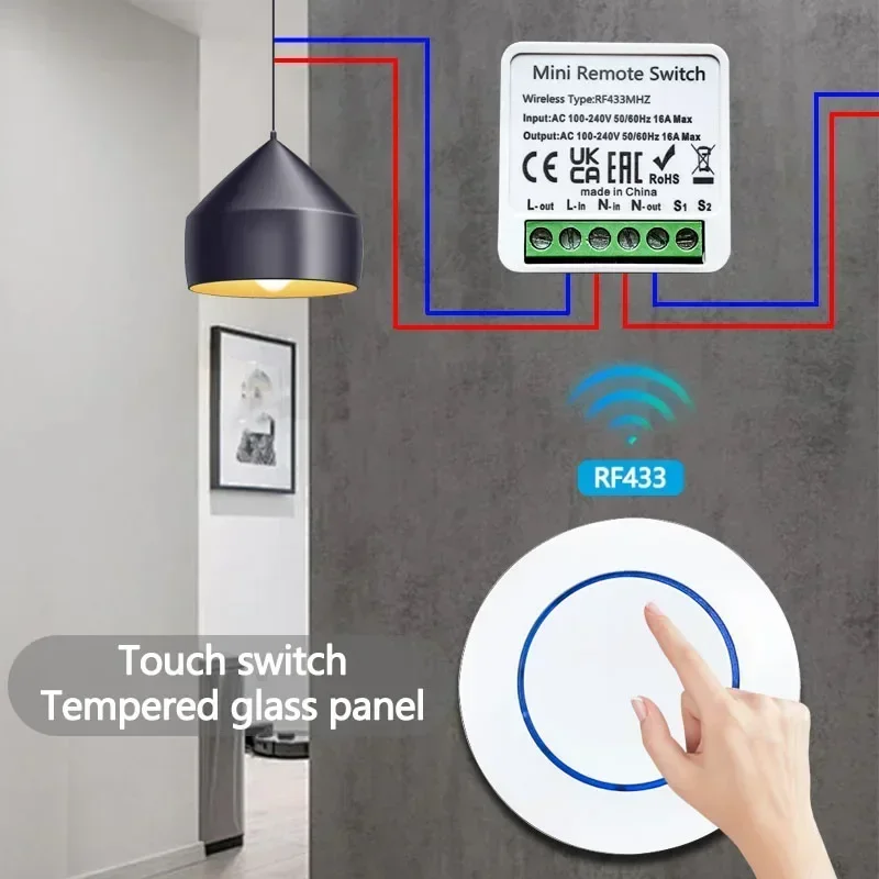 RF 433MHz Smart Wireless DIY R - Home Automation Panel Diy のレビューと価格