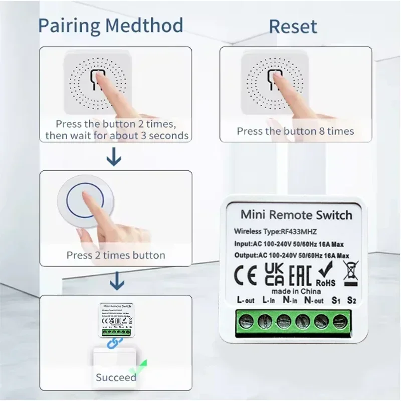 RF 433MHz Smart Wireless DIY R - Home Automation Panel Diy のレビューと価格