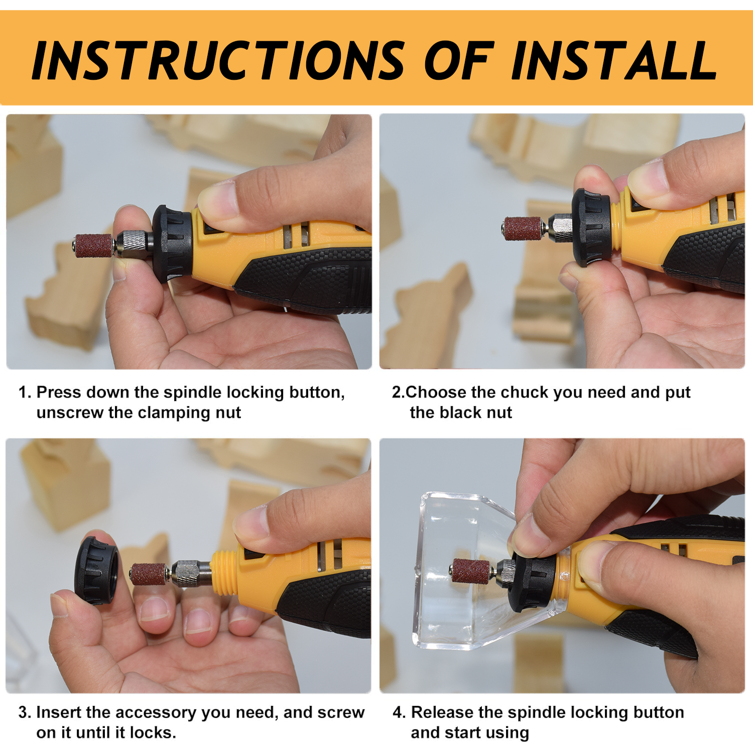 Rotary Tool Kit, Equipped With - Diy Automation のレビューと価格
