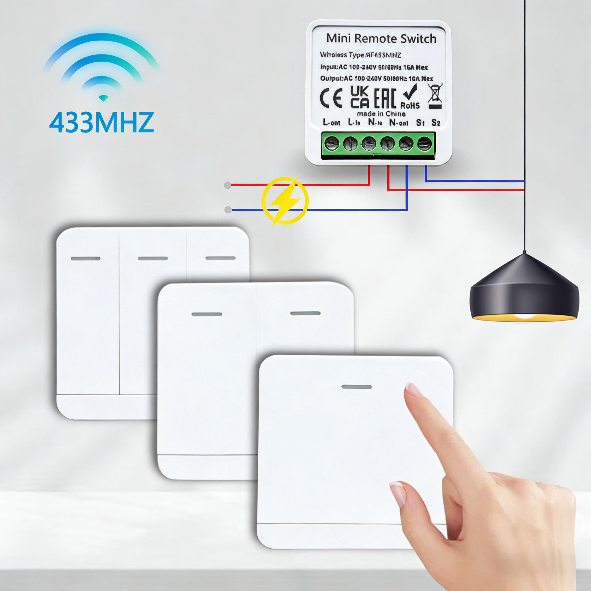 RF 433MHz Smart DIY Wireless S - Home Automation Systems Diy のレビューと価格