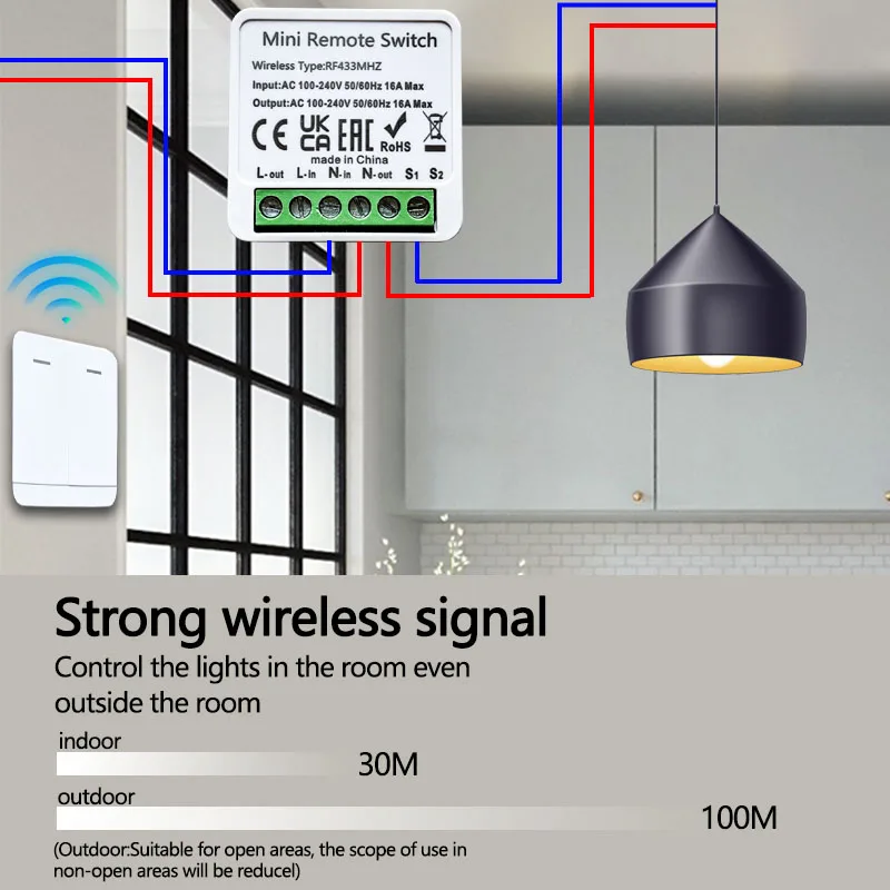 RF 433MHz Smart DIY Wireless S - Home Automation Systems Diy のレビューと価格