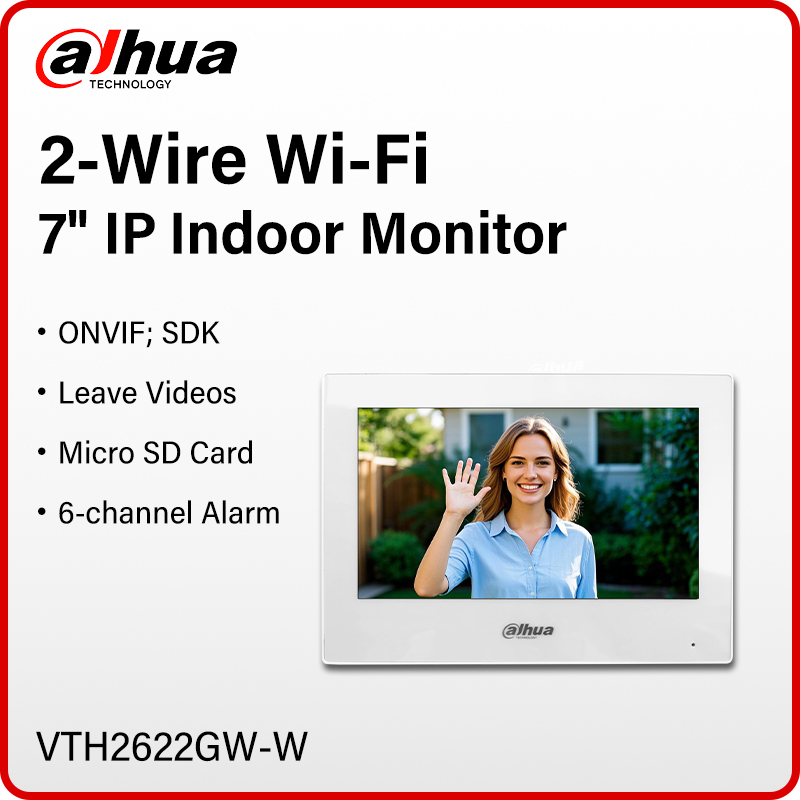 Dahua 2-Wire WiFi Indoor Monit - Smart Doorbell Wired のレビューと価格