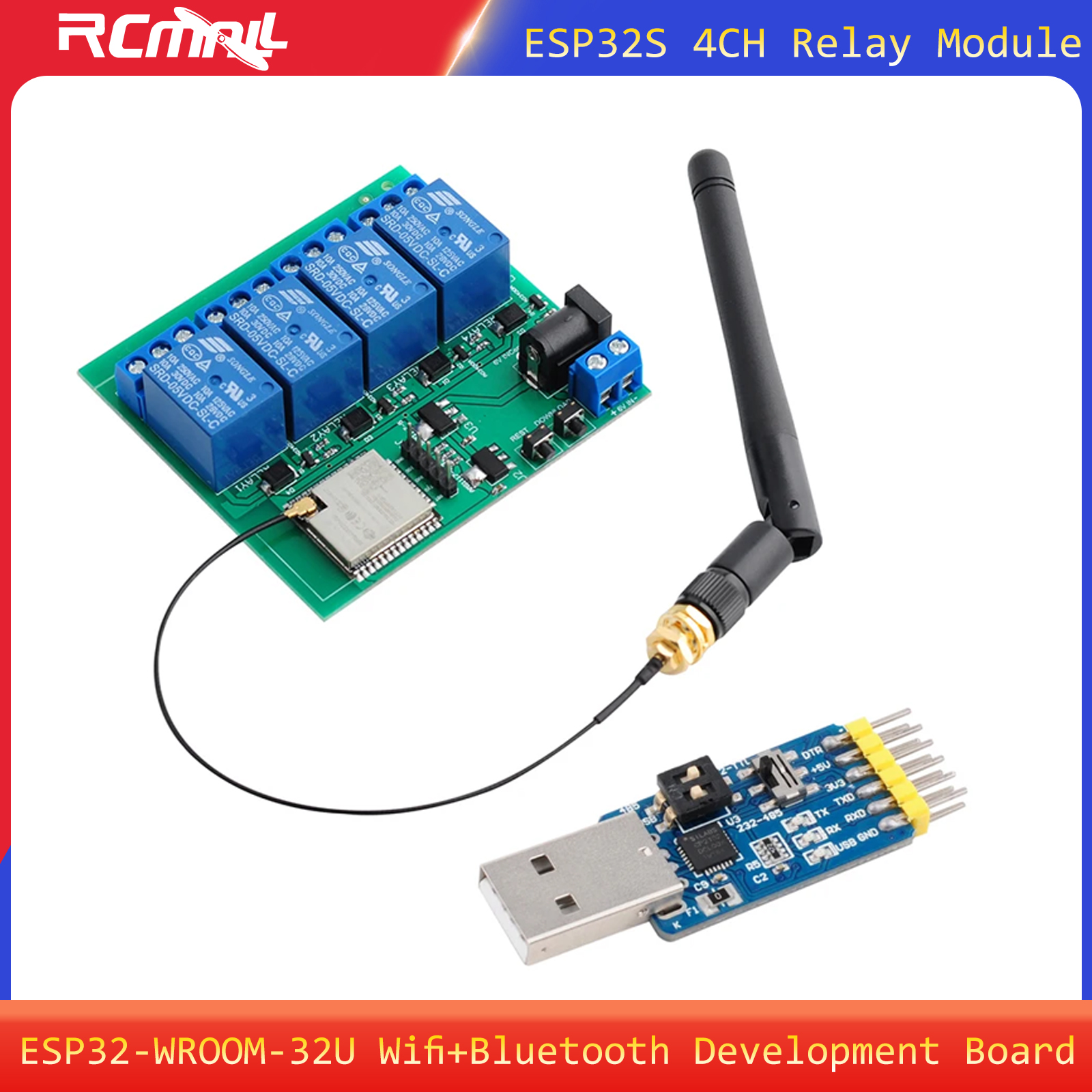 ESP32S 4CH Relay Module ESP32  - Home Automation Arduino のレビューと価格