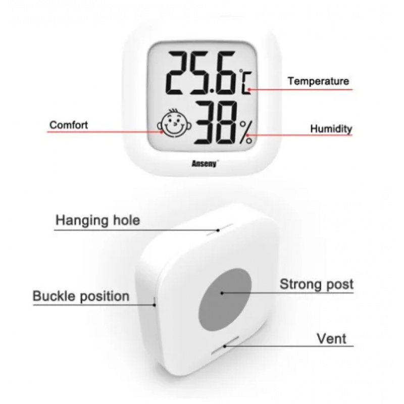 LCD Digital Thermometer Hygrom - Home Automation Industry のレビューと価格