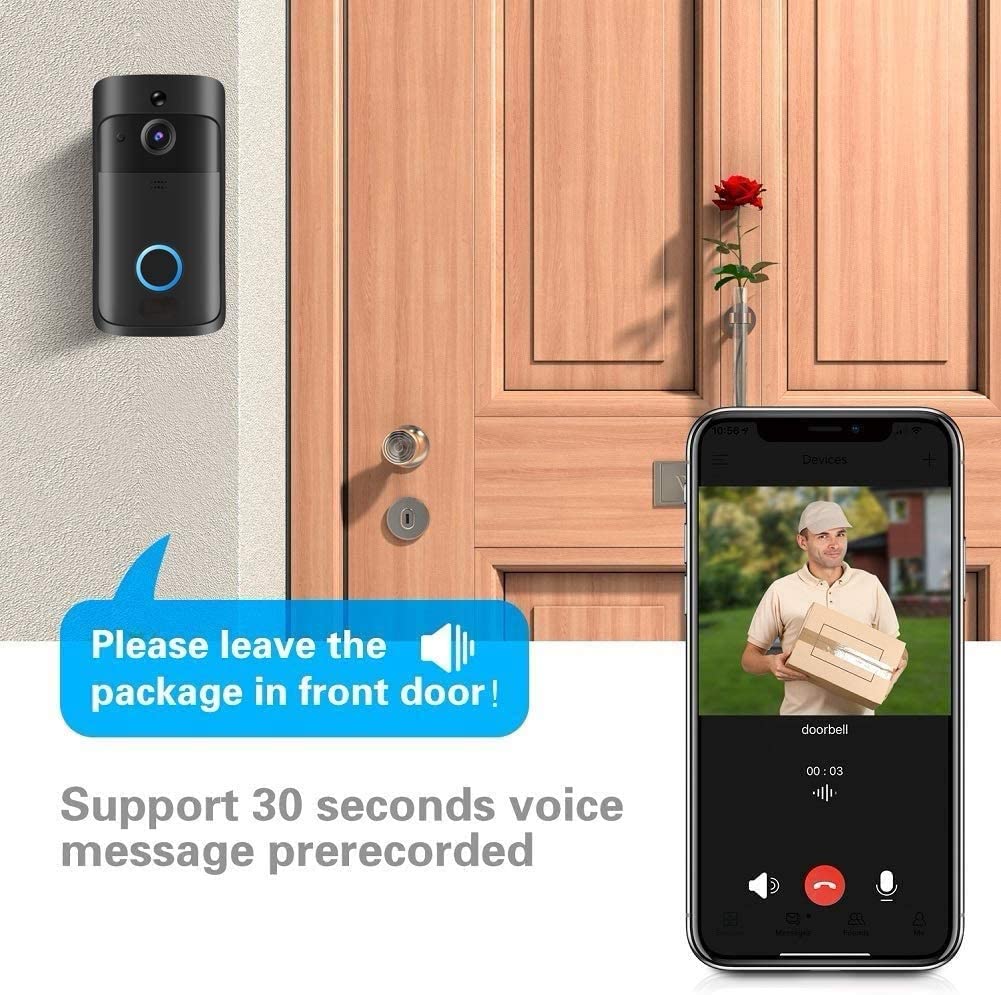 Video Doorbell Camera HD WiFi  - Smart Doorbell Wired のレビューと価格