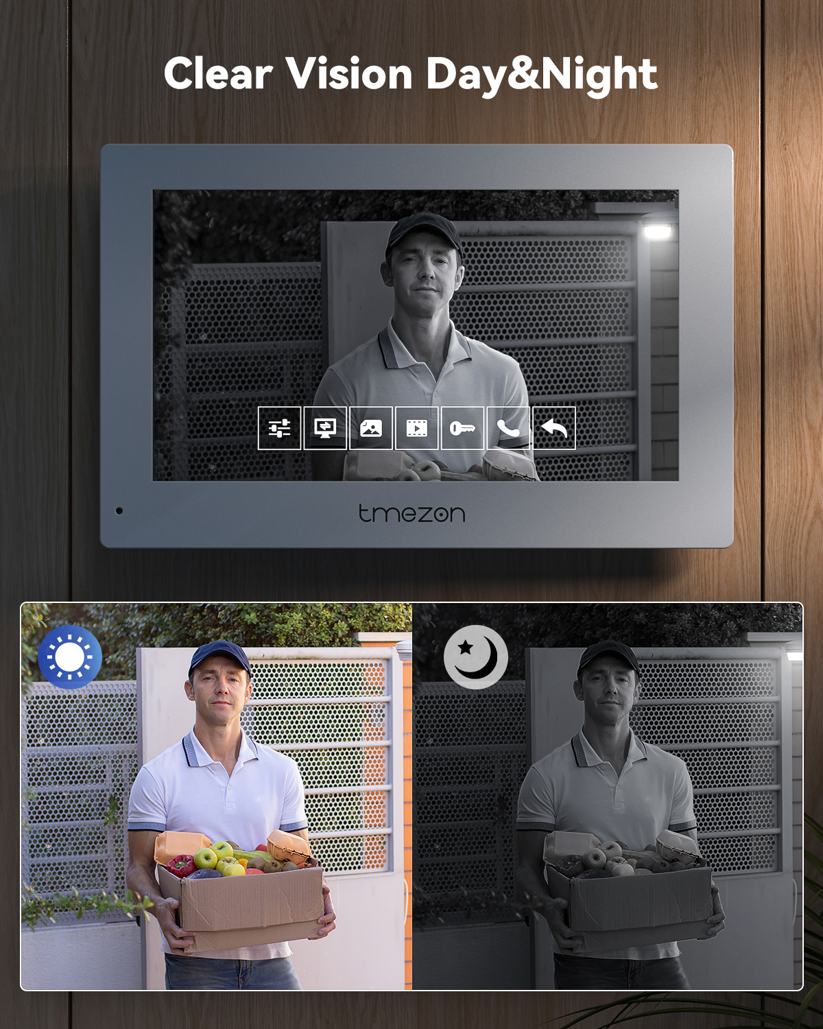 7 Inch Tuya 1080P wireless Wif - Smart Doorbell Wired のレビューと価格