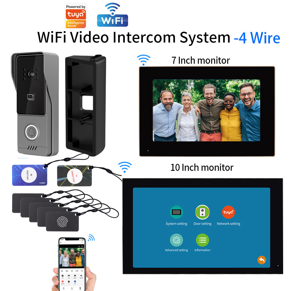 WiFi touch screen intelligent  - Smart Doorbell Wired のレビューと価格
