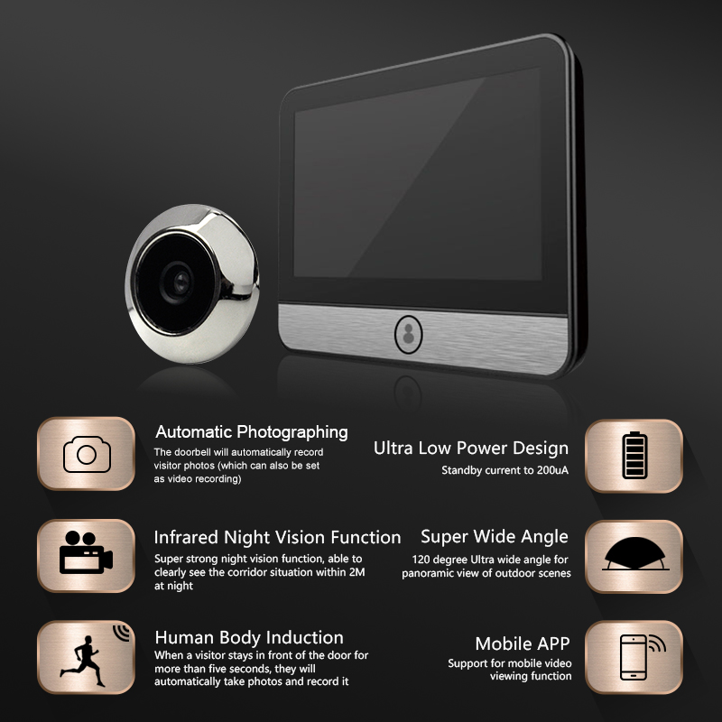 Smart tuya APP security protec - Smart Doorbell Wired のレビューと価格