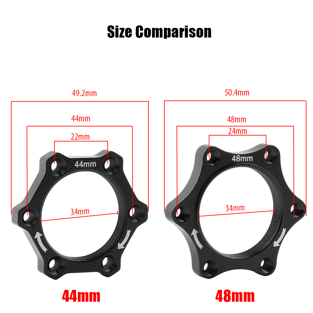 2pcs Bicycle Bike 44mm 48mm Fr - Matter Hub Thread のレビューと価格