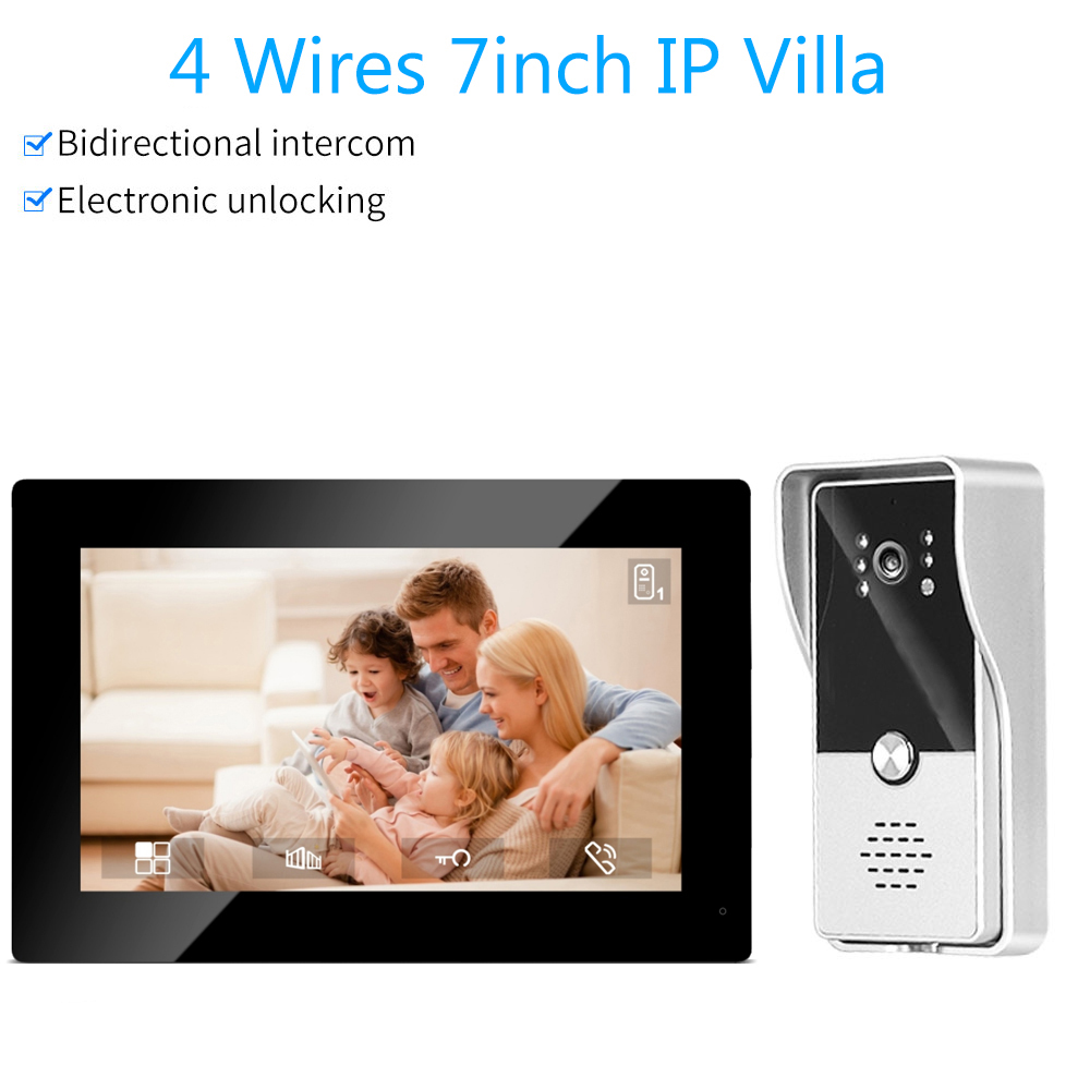 7inch Color Wired Video Interc - Smart Doorbell Wired のレビューと価格
