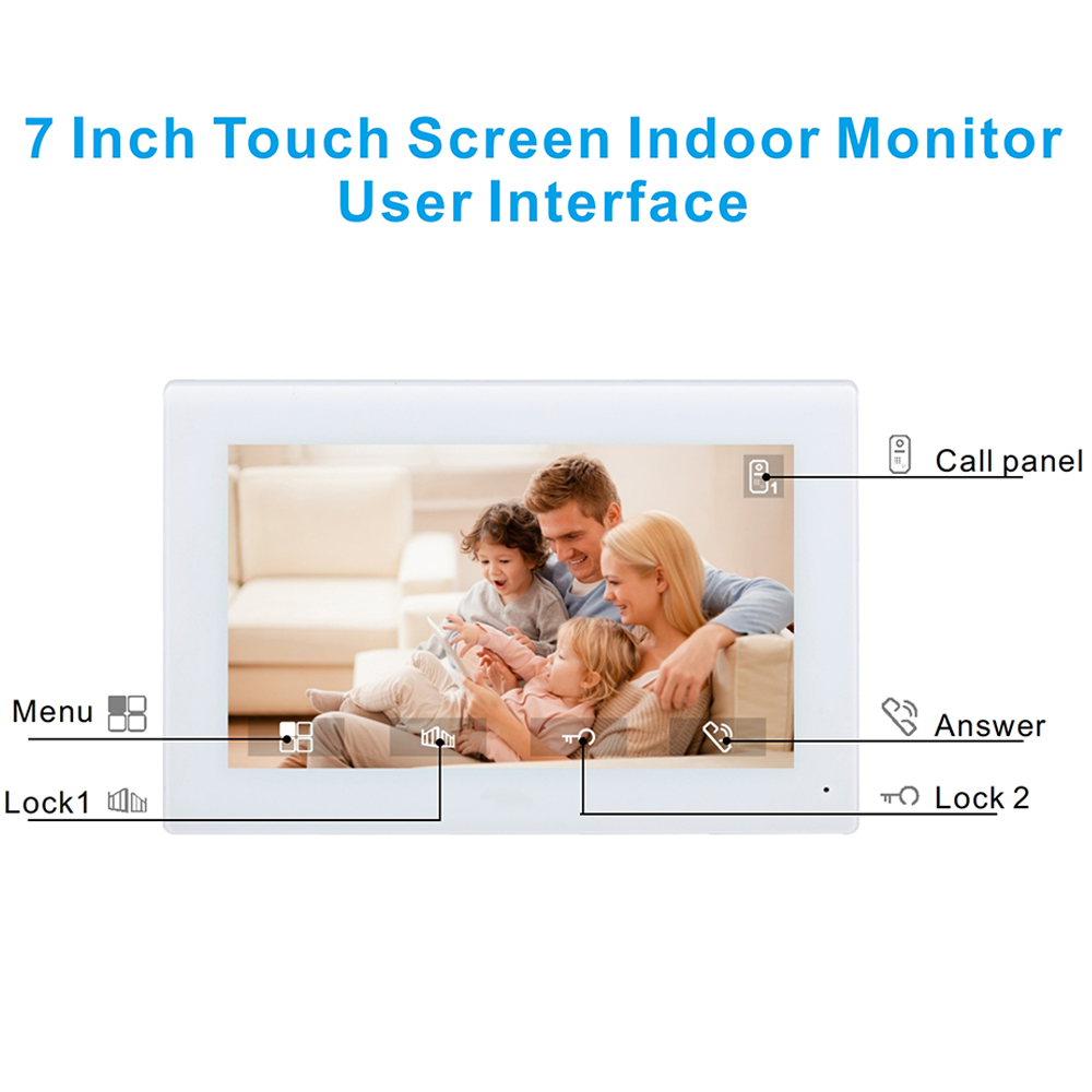 7inch Color Wired Video Interc - Smart Doorbell Wired のレビューと価格