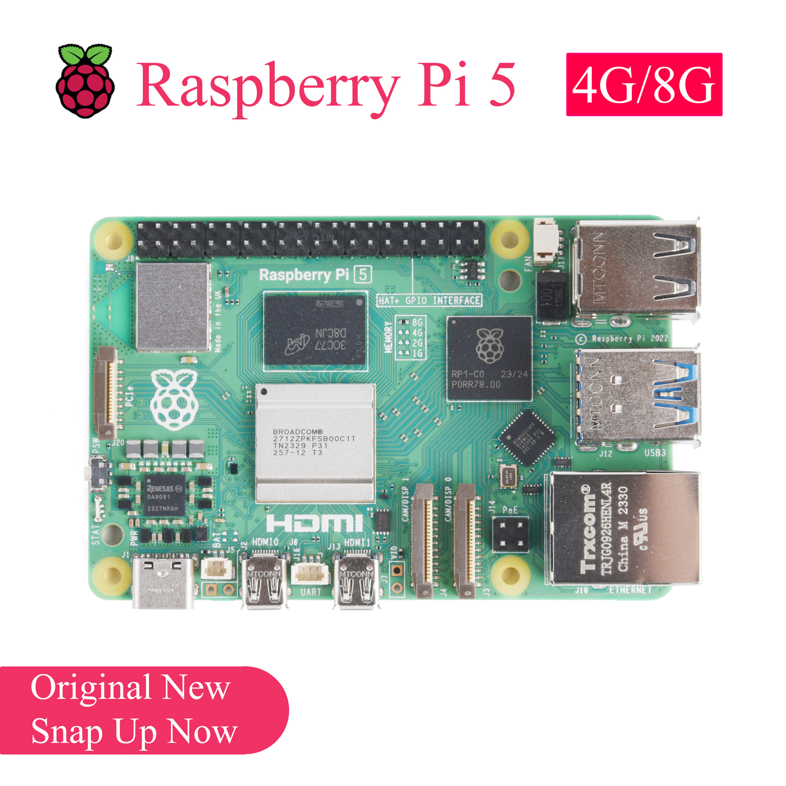 1PCS Original Raspberry Pi 5 4 - Diy Home Automation Raspberry Pi のレビューと価格