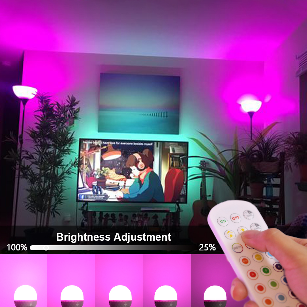 E27 LED Light Bulb RGB USB Rec - Home Automation Industry のレビューと価格