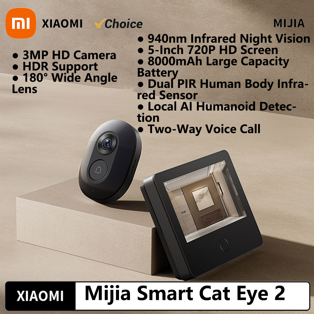 Xiaomi Smart Cat eye 2 WiFi Wi - Smart Doorbell Wired のレビューと価格