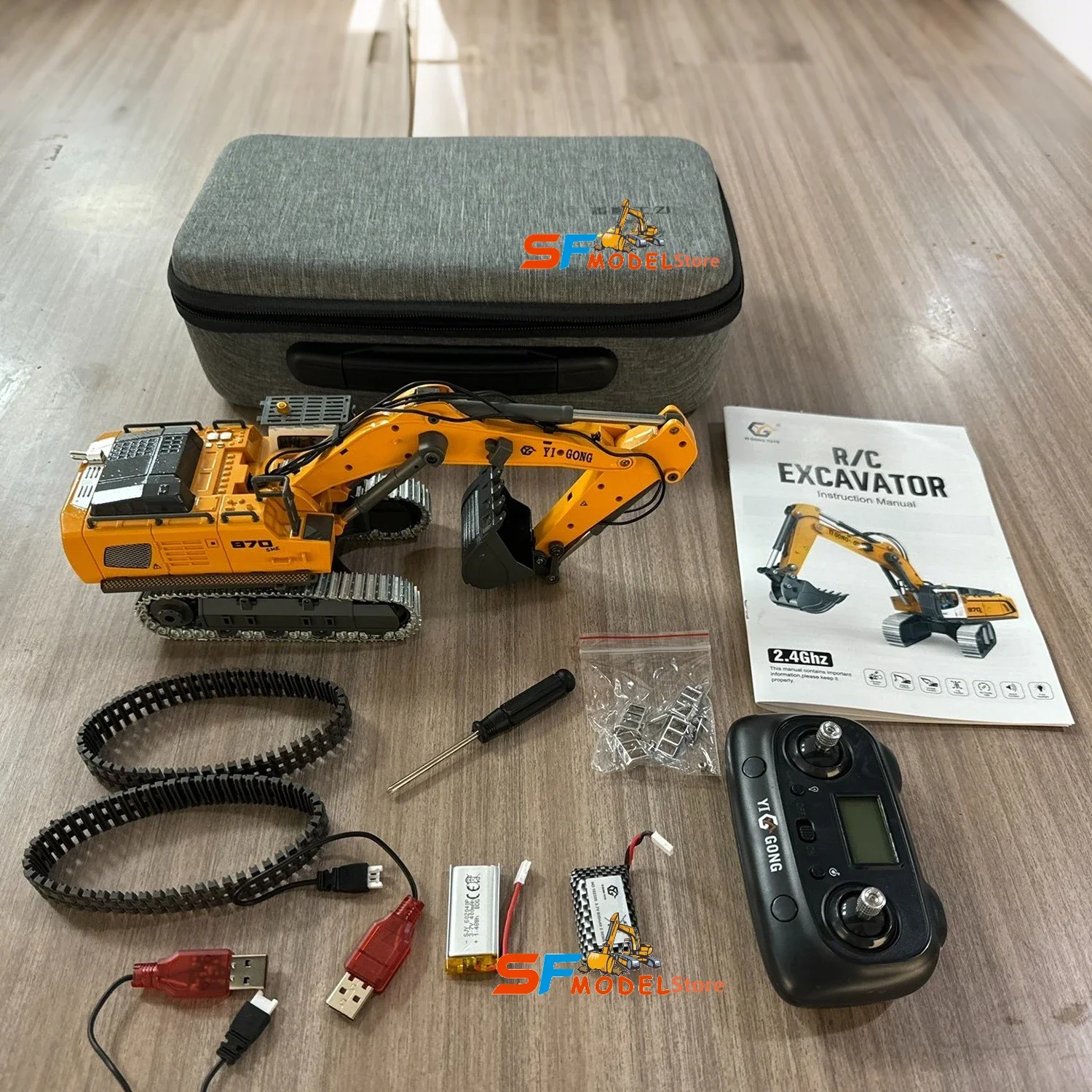 1/50 970 520 Mini RC Excavator - Home Automation Tutorial のレビューと価格