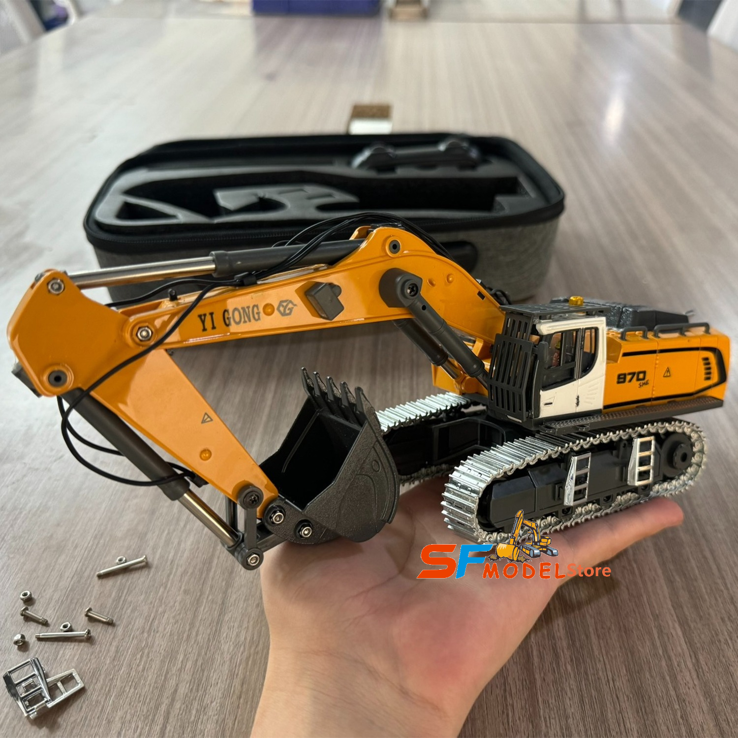 1/50 970 520 Mini RC Excavator - Home Automation Tutorial のレビューと価格