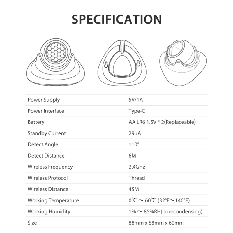 FEDI-Matter Thread Human Prese - Matter Hub Thread のレビューと価格