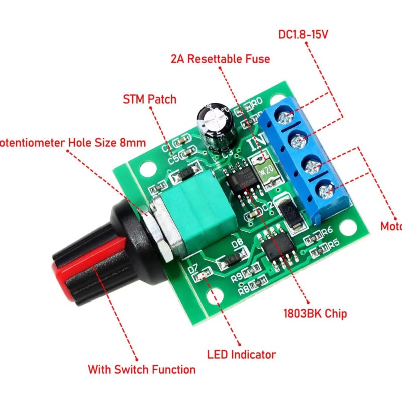 DC Motor Speed Controller 1.8v - Level Shifter 3.3V のレビューと価格