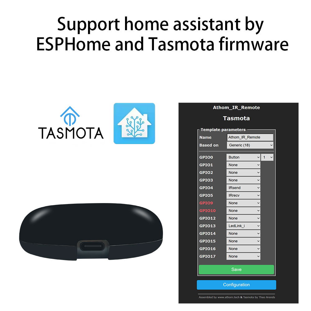 Tasmota MQTT IR Remote Control - Ir Blaster Universal のレビューと価格