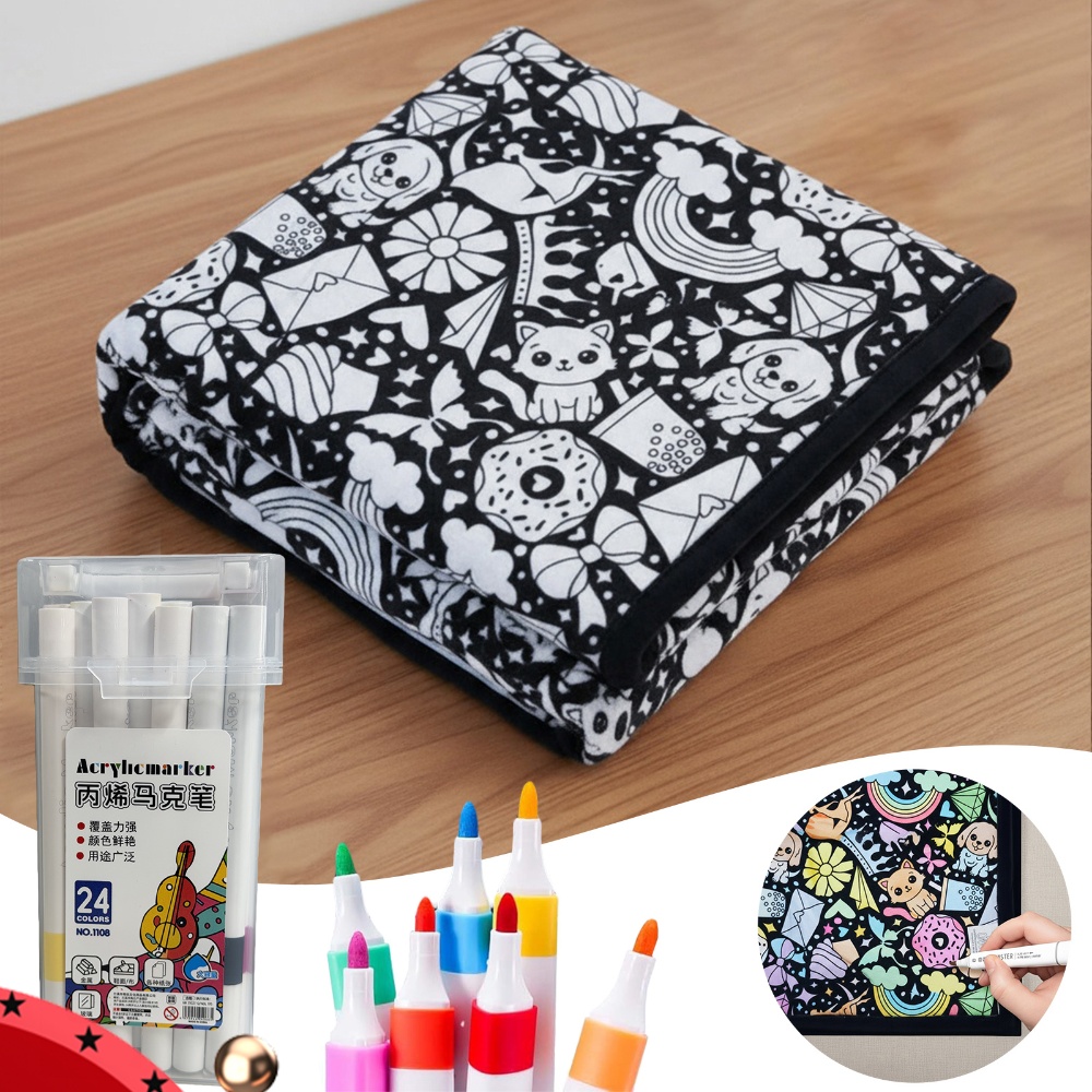 24 Color Pens DIY Coloring Bla - Diy Automation のレビューと価格
